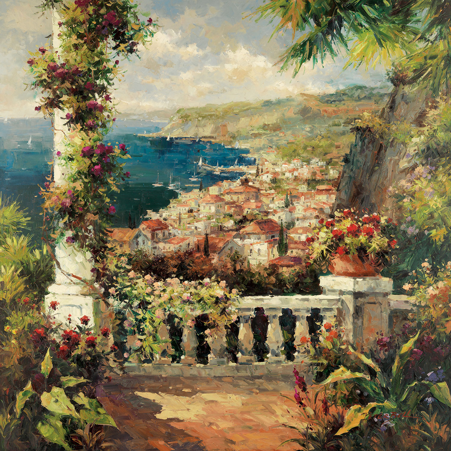 Fototapeten: Blick von der Terrasse, Peter Bell