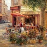 Fototapeten: Caf&eacute; de Paris 3