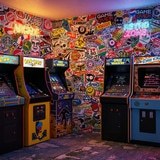 Fototapeten: StickerBomb Wandbild 13