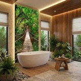 Fototapeten: Br&uuml;cke im Amazonasgebiet 16