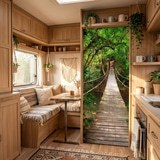 Fototapeten: Br&uuml;cke im Amazonasgebiet 5