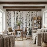 Fototapeten: Birkenwald 6