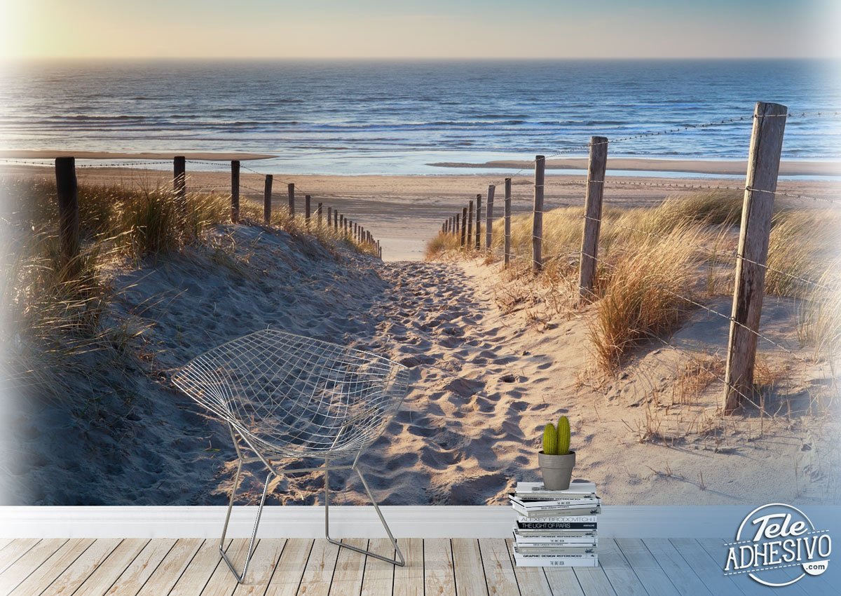 Fototapeten: Auf dem Weg zum Strand