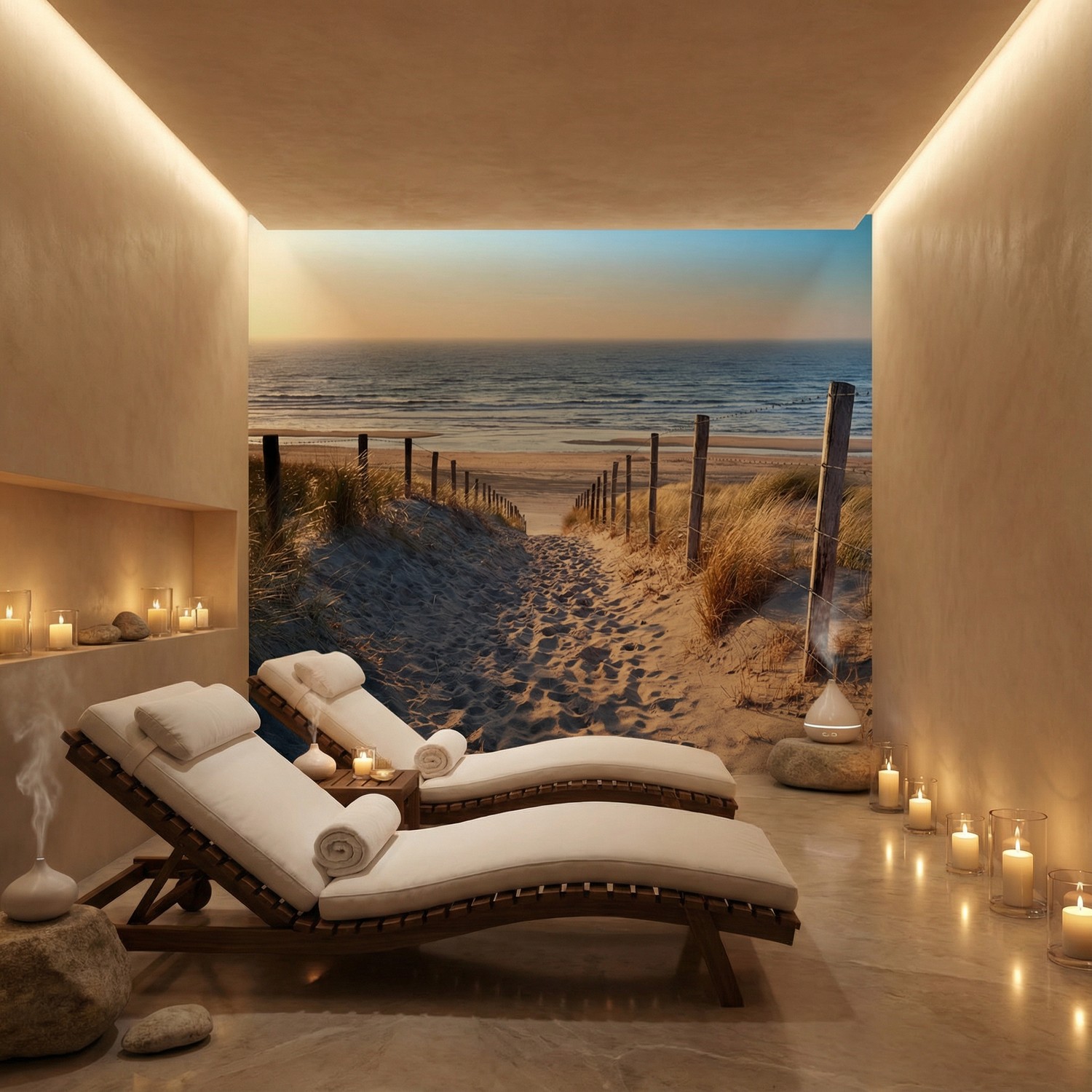 Fototapeten: Auf dem Weg zum Strand