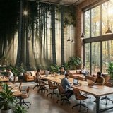 Fototapeten: Gl&uuml;hen im Wald 14