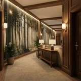 Fototapeten: Gl&uuml;hen im Wald 3