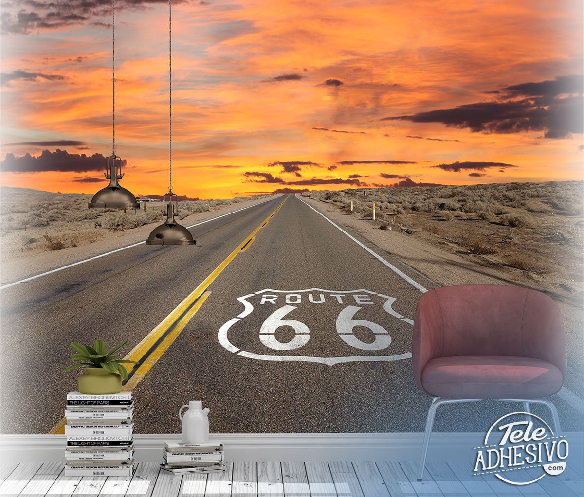 Fototapeten: Route 66