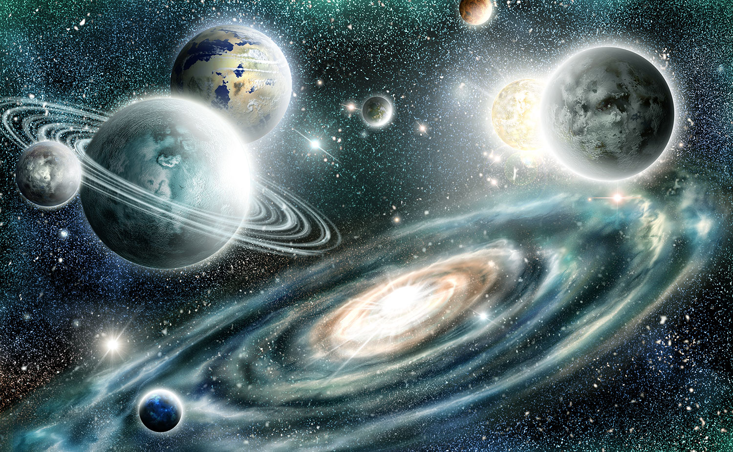Fototapeten: Planeten im Universum