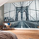 Fototapeten: Überqueren der Brooklyn Bridge 2