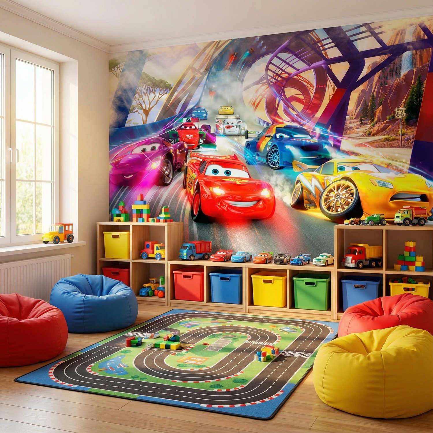 Fototapeten: Cars rennen, Disney