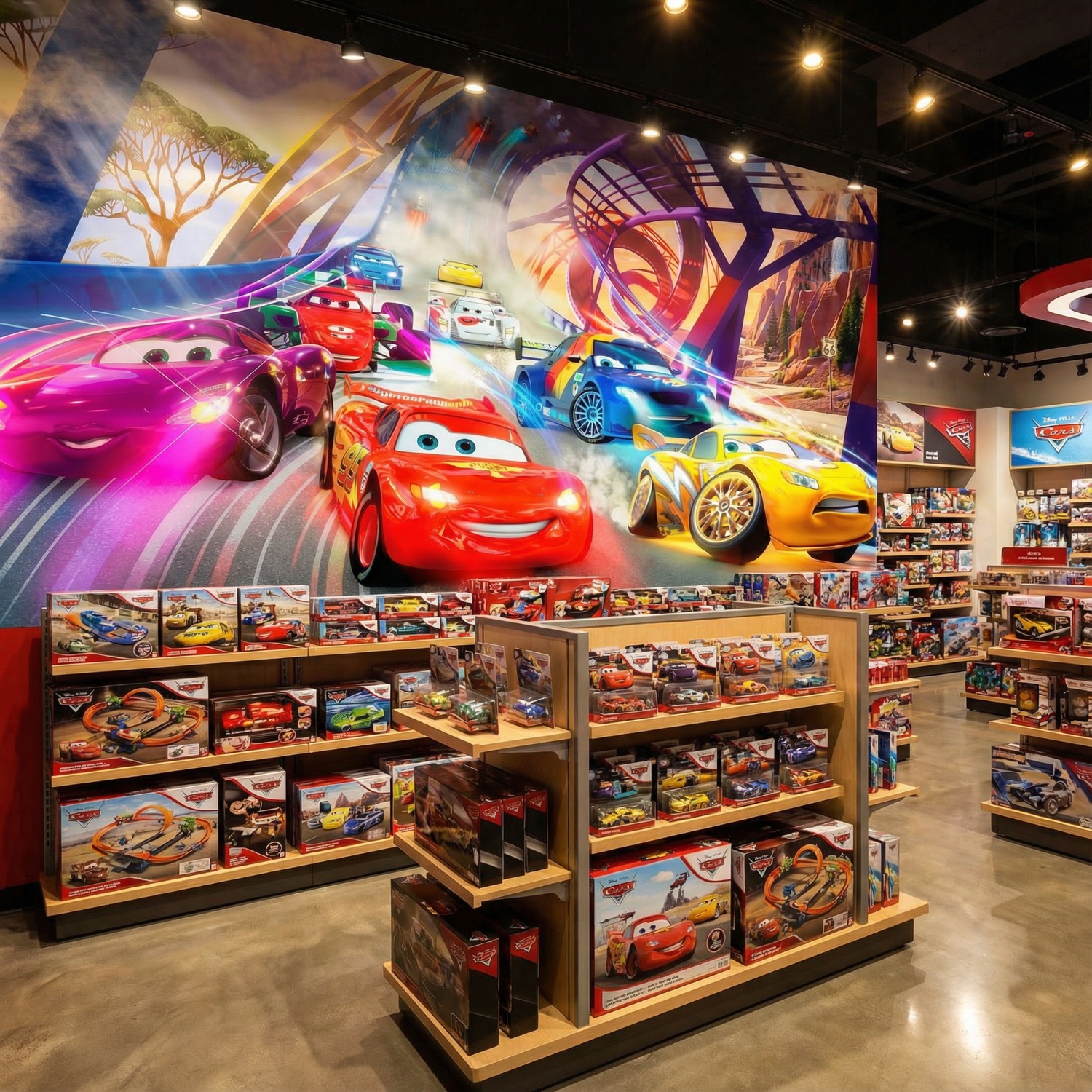 Fototapeten: Cars rennen, Disney