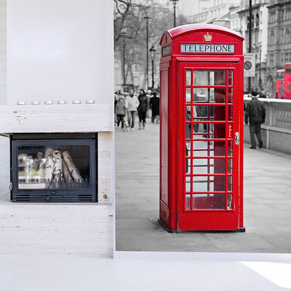 Fototapeten: Telefonzelle in der Oxford Street 0