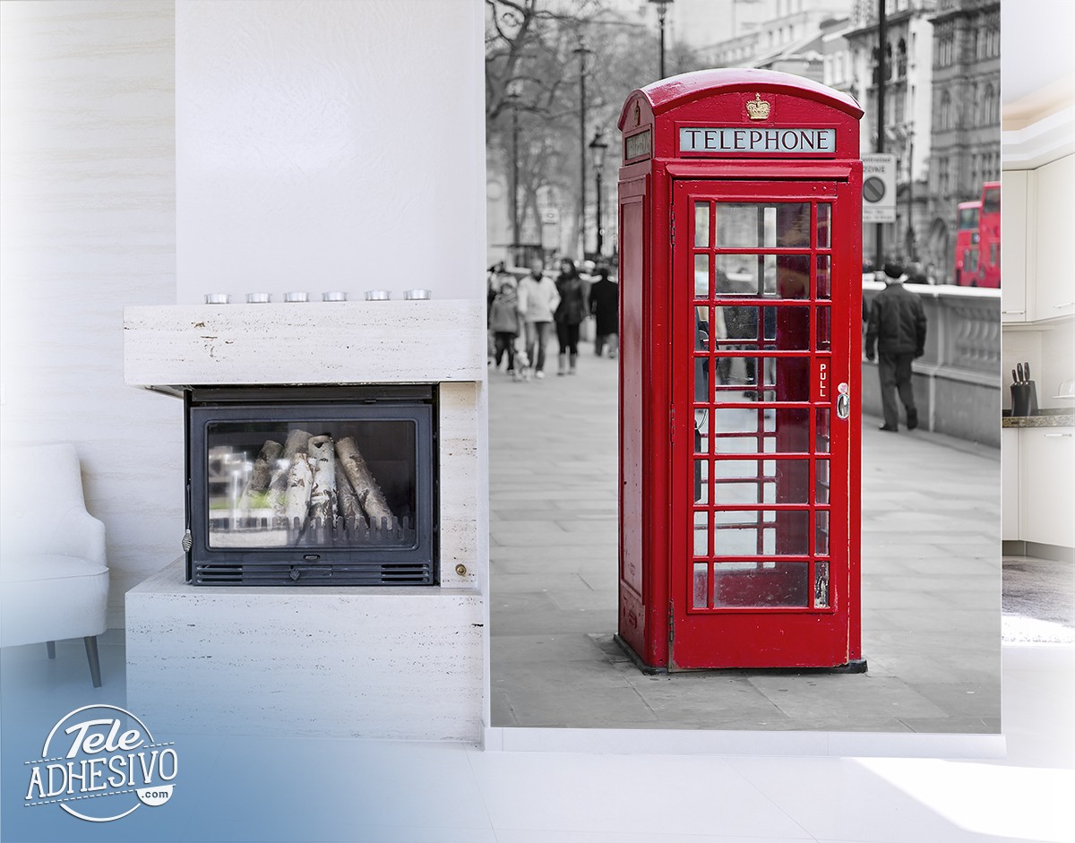 Fototapeten: Telefonzelle in der Oxford Street