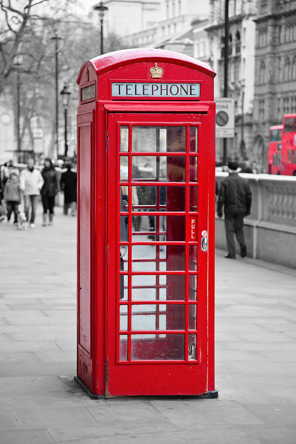 Fototapeten: Telefonzelle in der Oxford Street