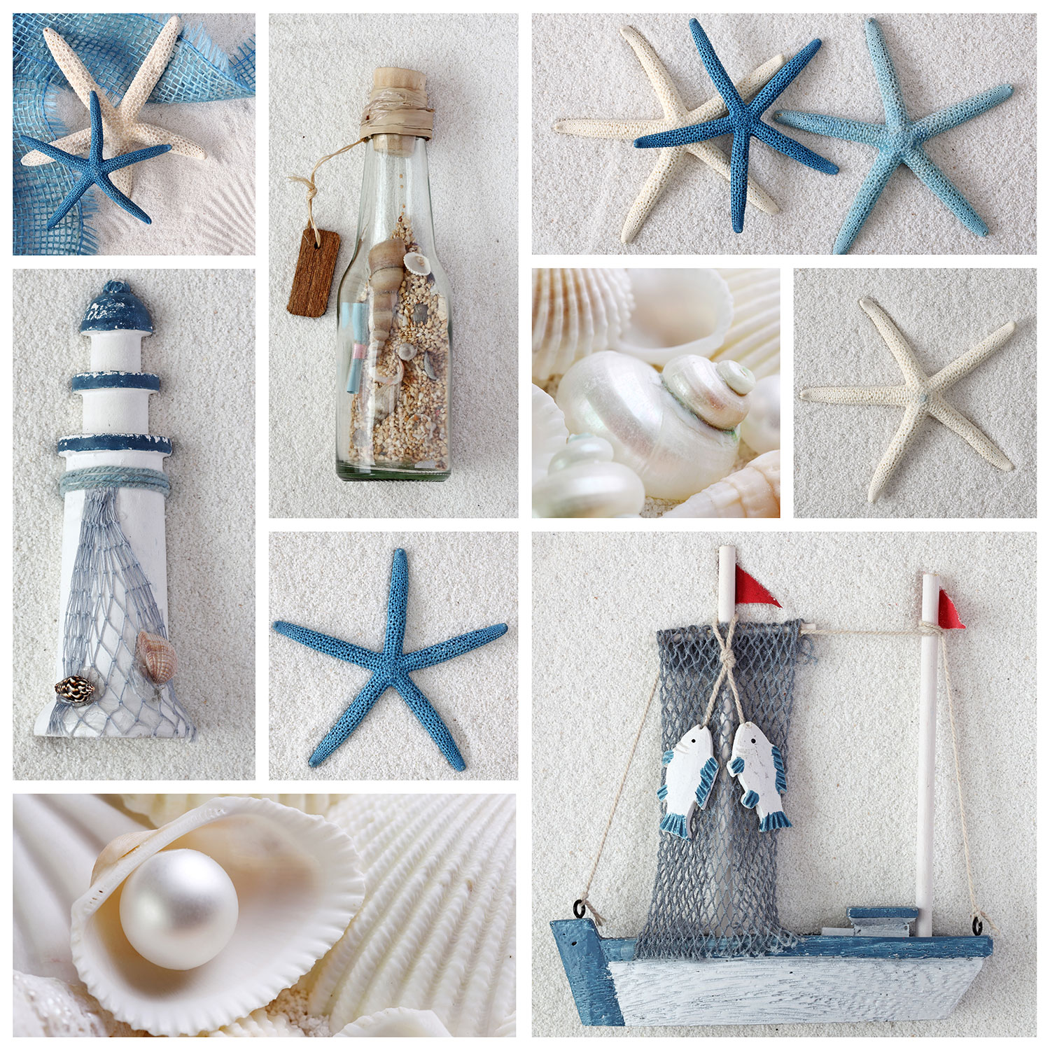 Fototapeten: Seemanns-Collage