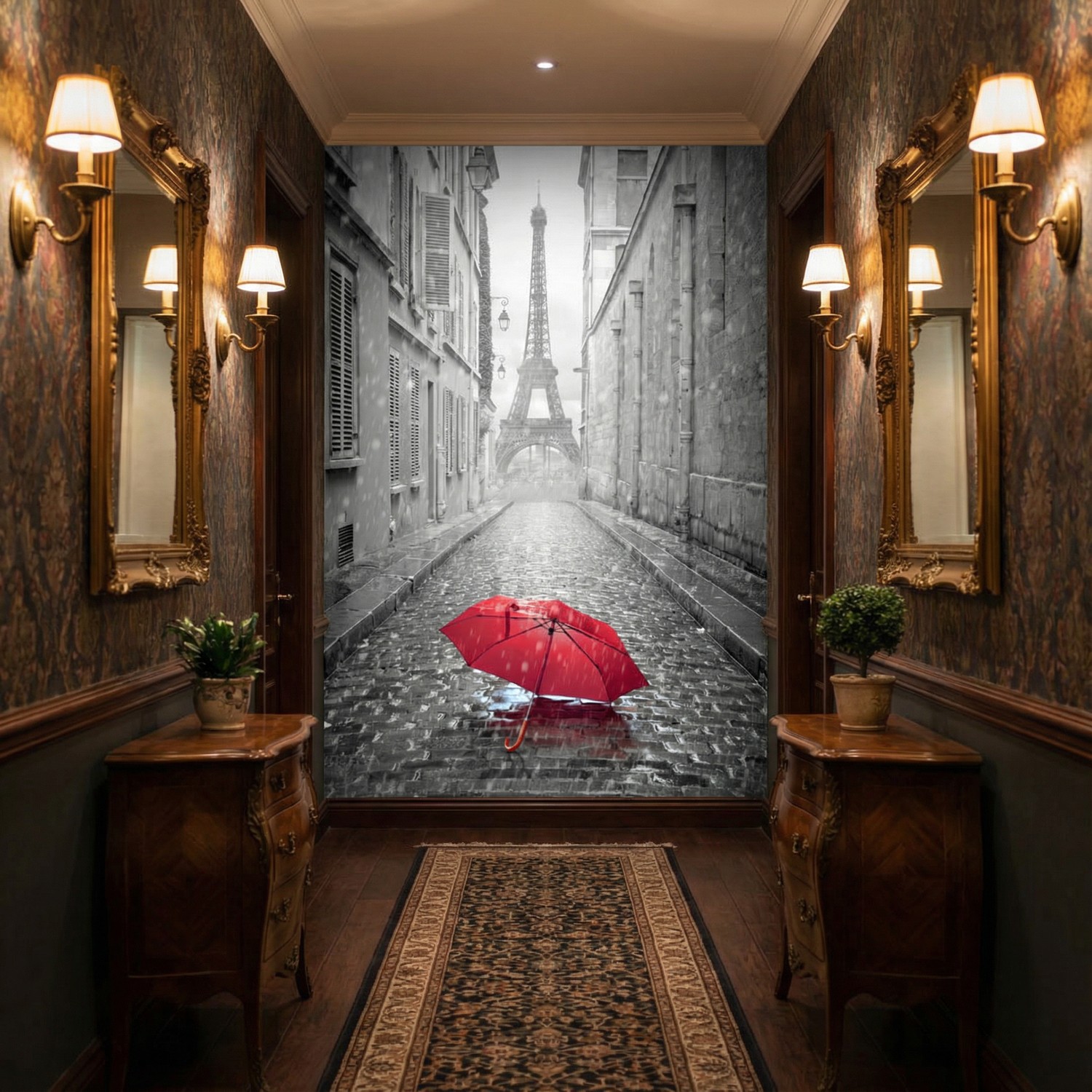 Fototapeten: Regen in Paris