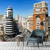 Fototapeten: Gran Vía Straße, Madrid 2