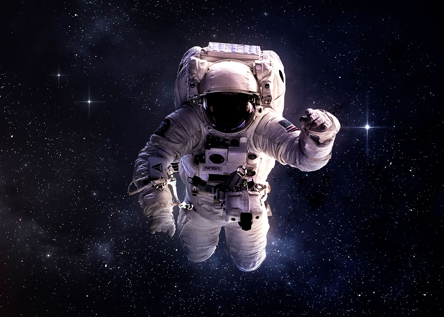 Fototapeten: Astronaut im Weltraum
