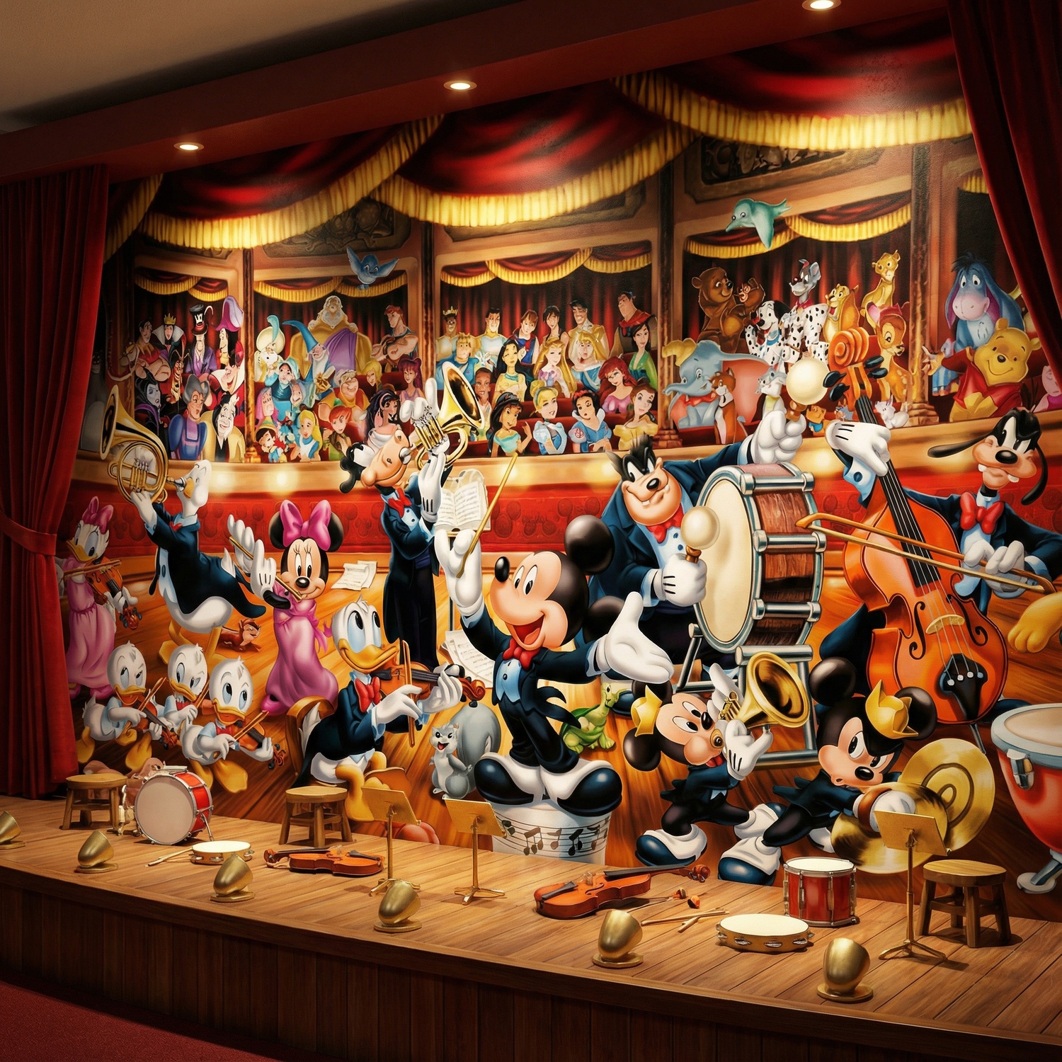 Fototapeten: Disney Orchester