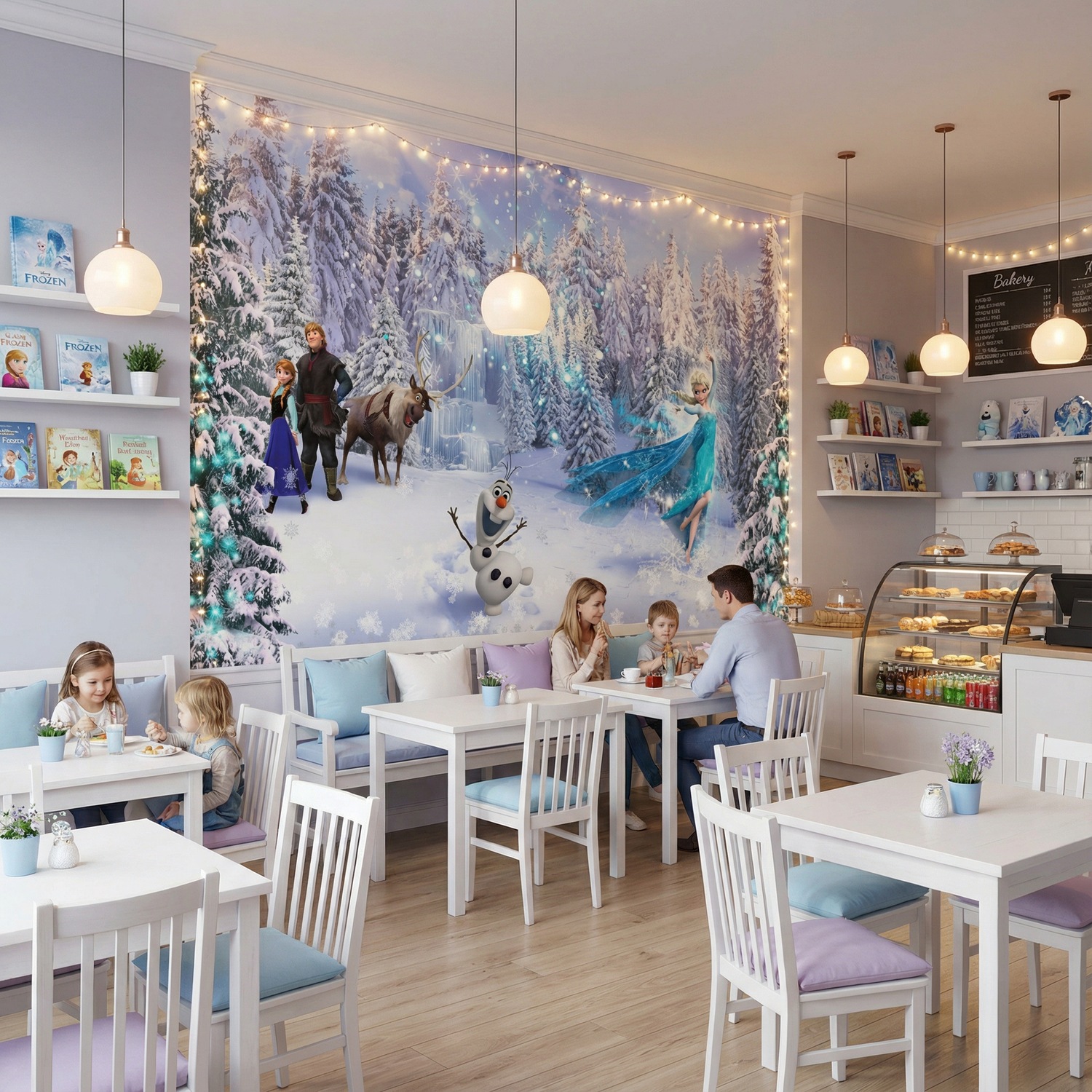 Fototapeten: Frozen und seine Freunde