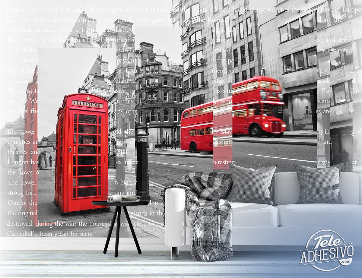 Fototapeten: Collage London