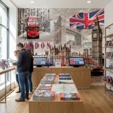 Fototapeten: Collage Westminster Palace 12