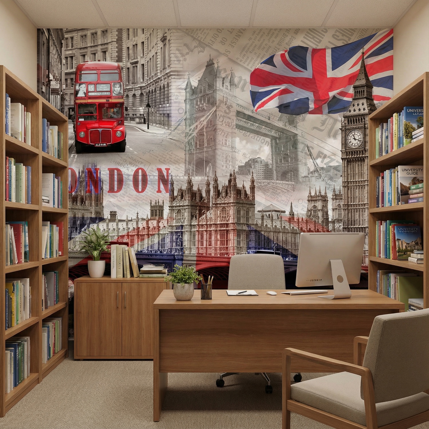 Fototapeten: Collage Westminster Palace