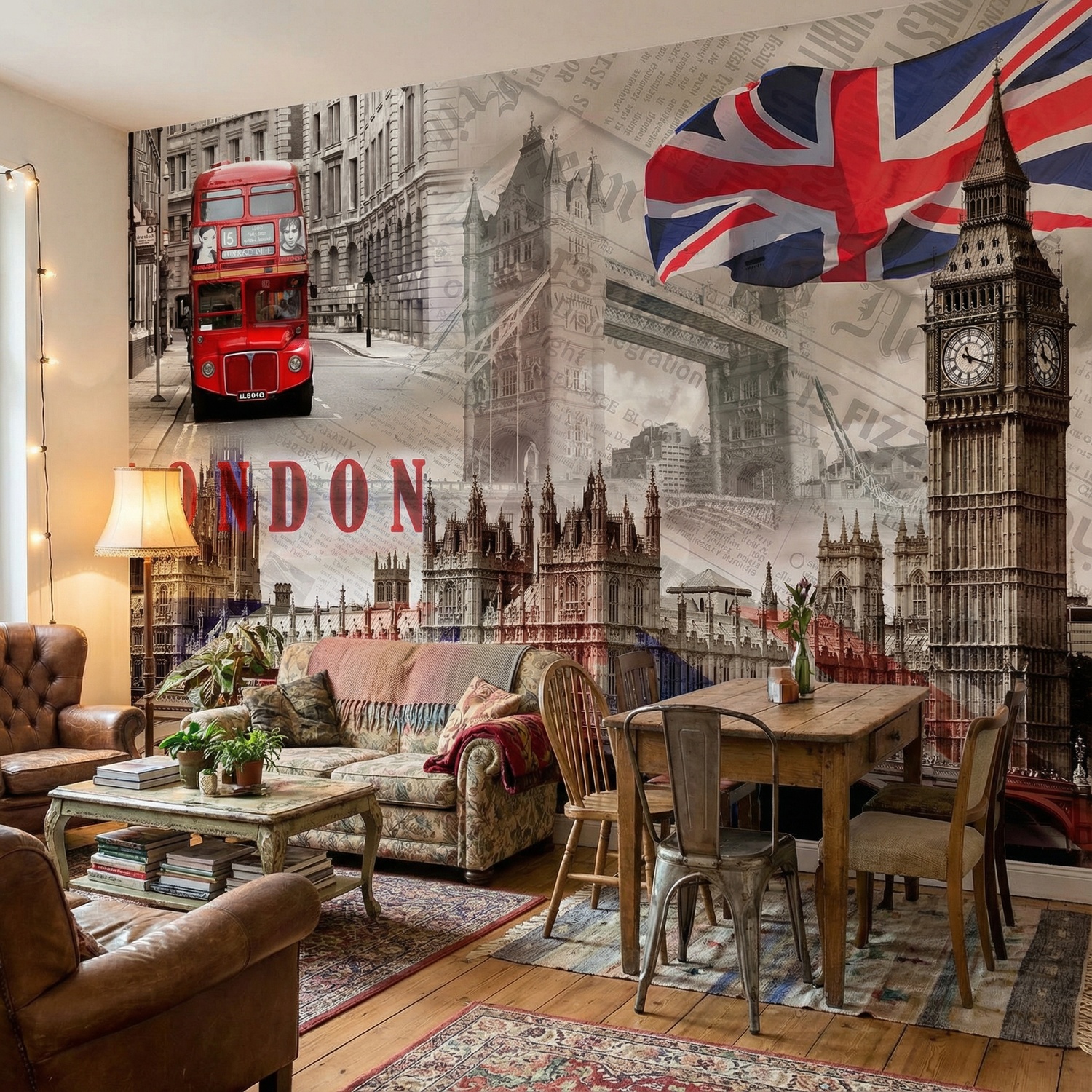 Fototapeten: Collage Westminster Palace