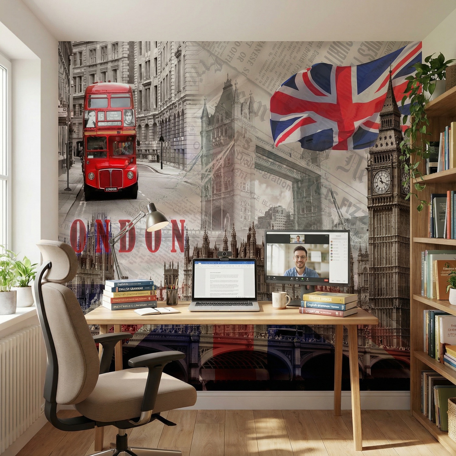 Fototapeten: Collage Westminster Palace