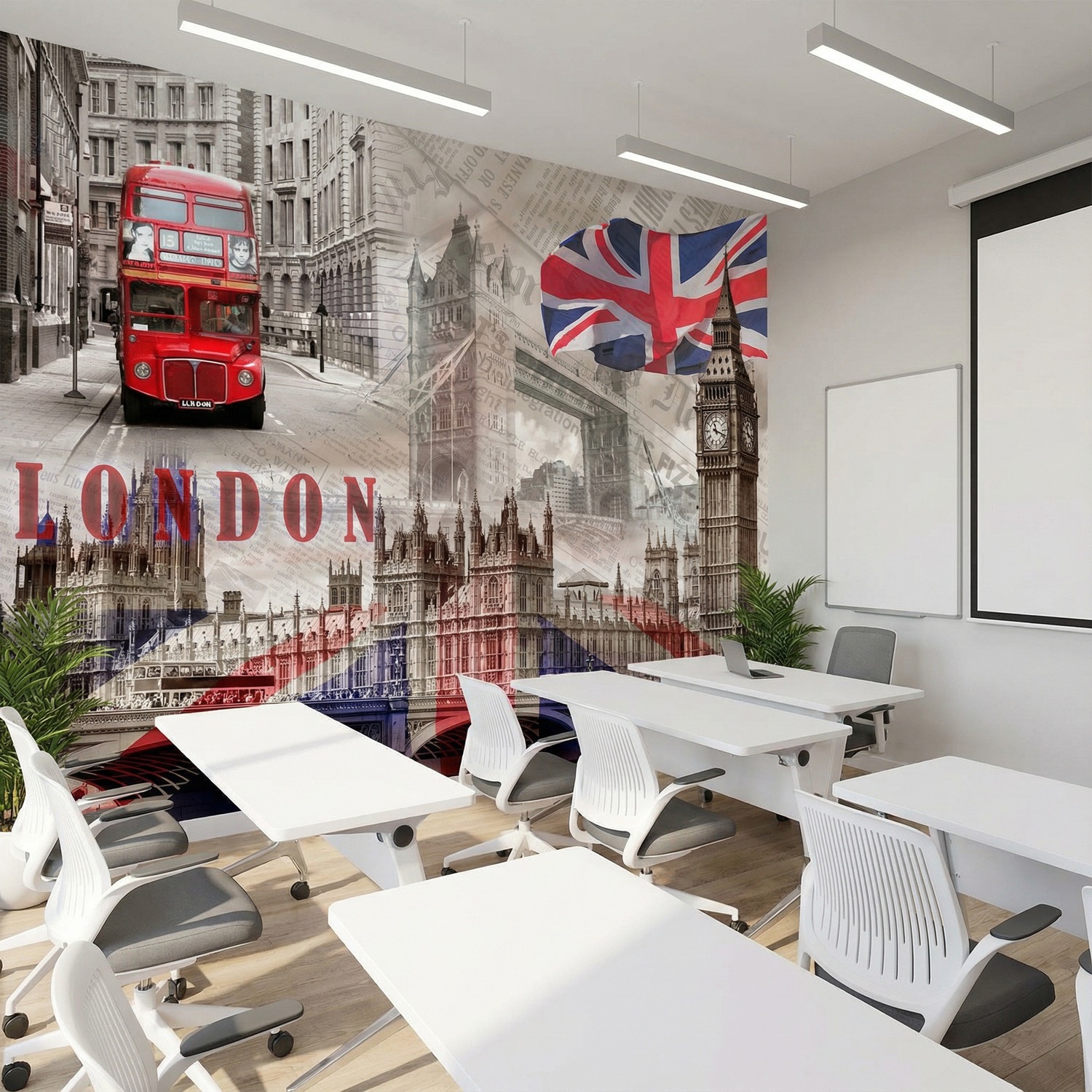 Fototapeten: Collage Westminster Palace