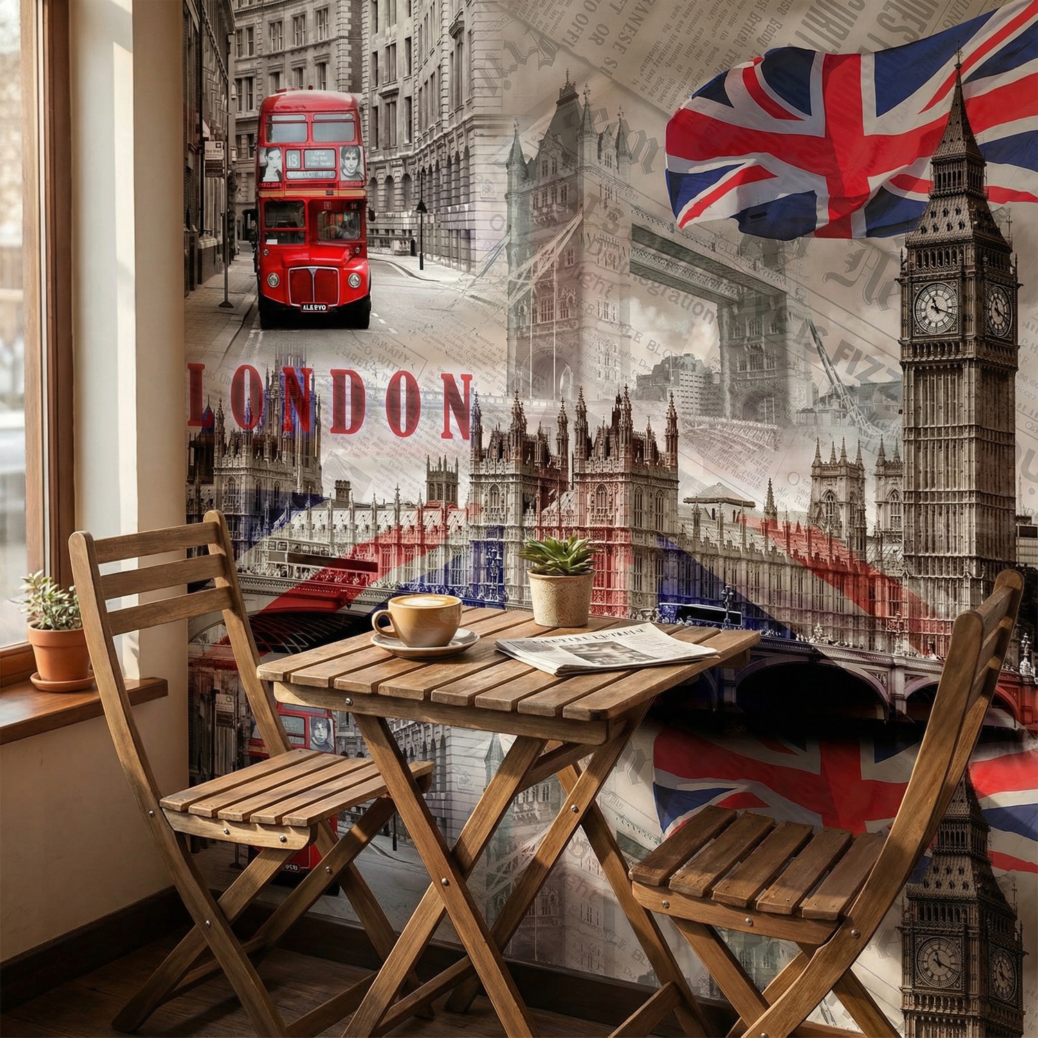 Fototapeten: Collage Westminster Palace