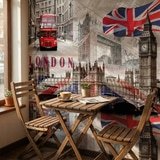 Fototapeten: Collage Westminster Palace 6