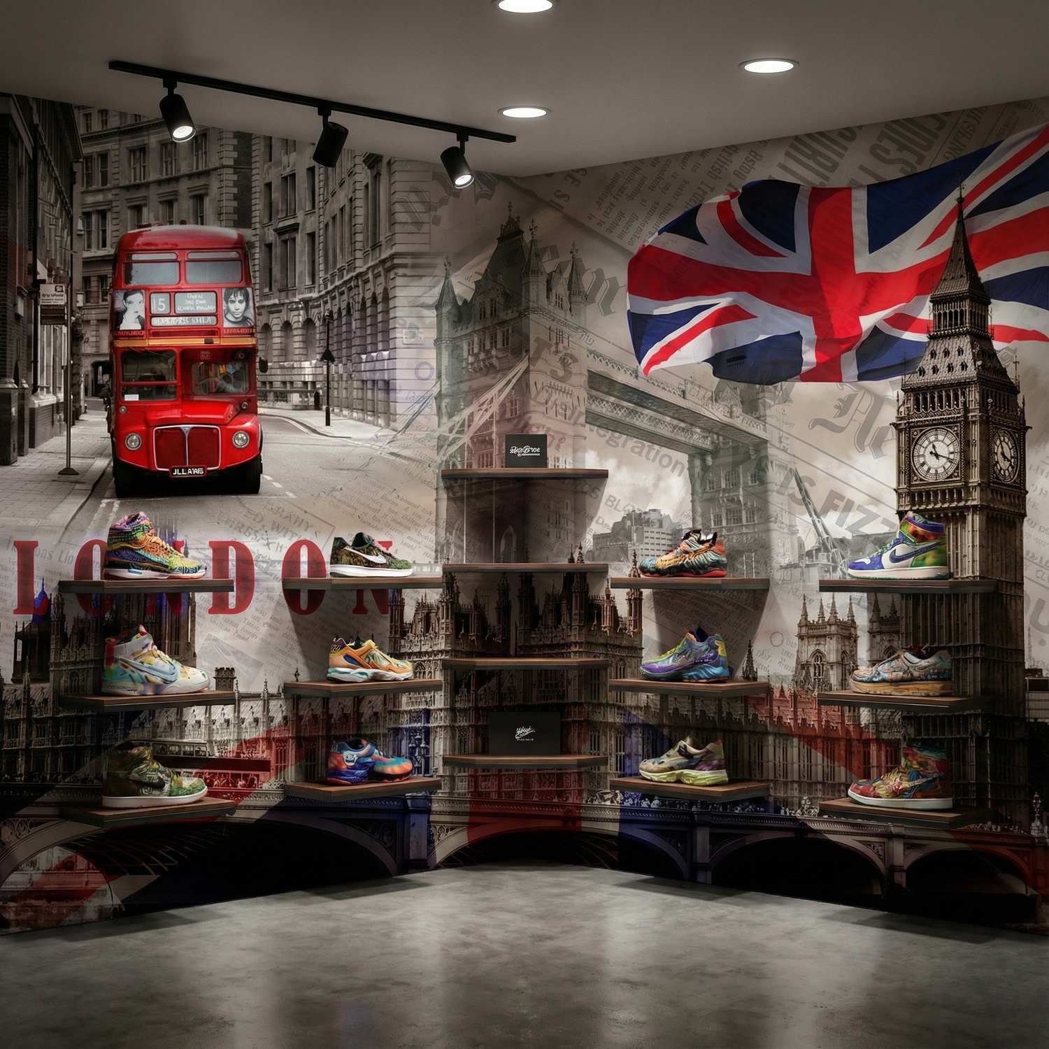 Fototapeten: Collage Westminster Palace