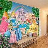 Fototapeten: Prinzessinnen und Schloss Disney 15