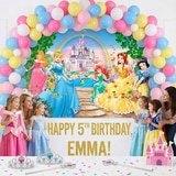 Fototapeten: Prinzessinnen und Schloss Disney 7