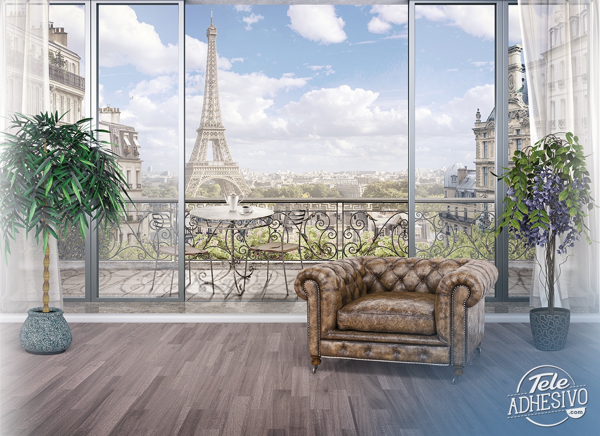 Fototapeten: Balkon in Paris