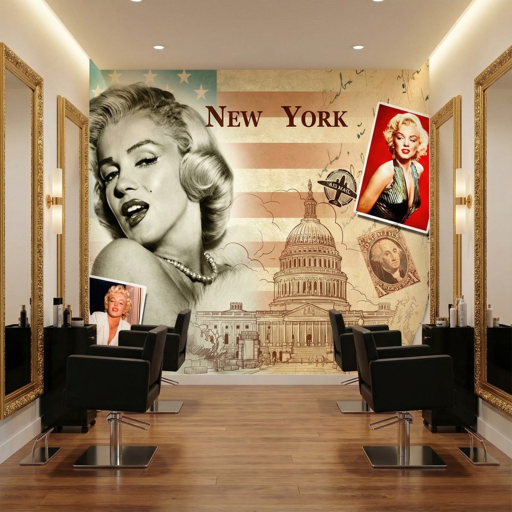 Fototapeten: Marilyn Monroe Collage New York