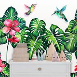 Fototapeten: Kolibri zwischen den Lilien 2