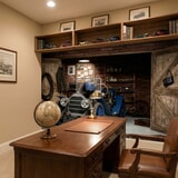 Fototapeten: Altes Auto in der Garage 9