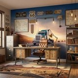 Fototapeten: Lastwagen auf der Stra&szlig;e 3