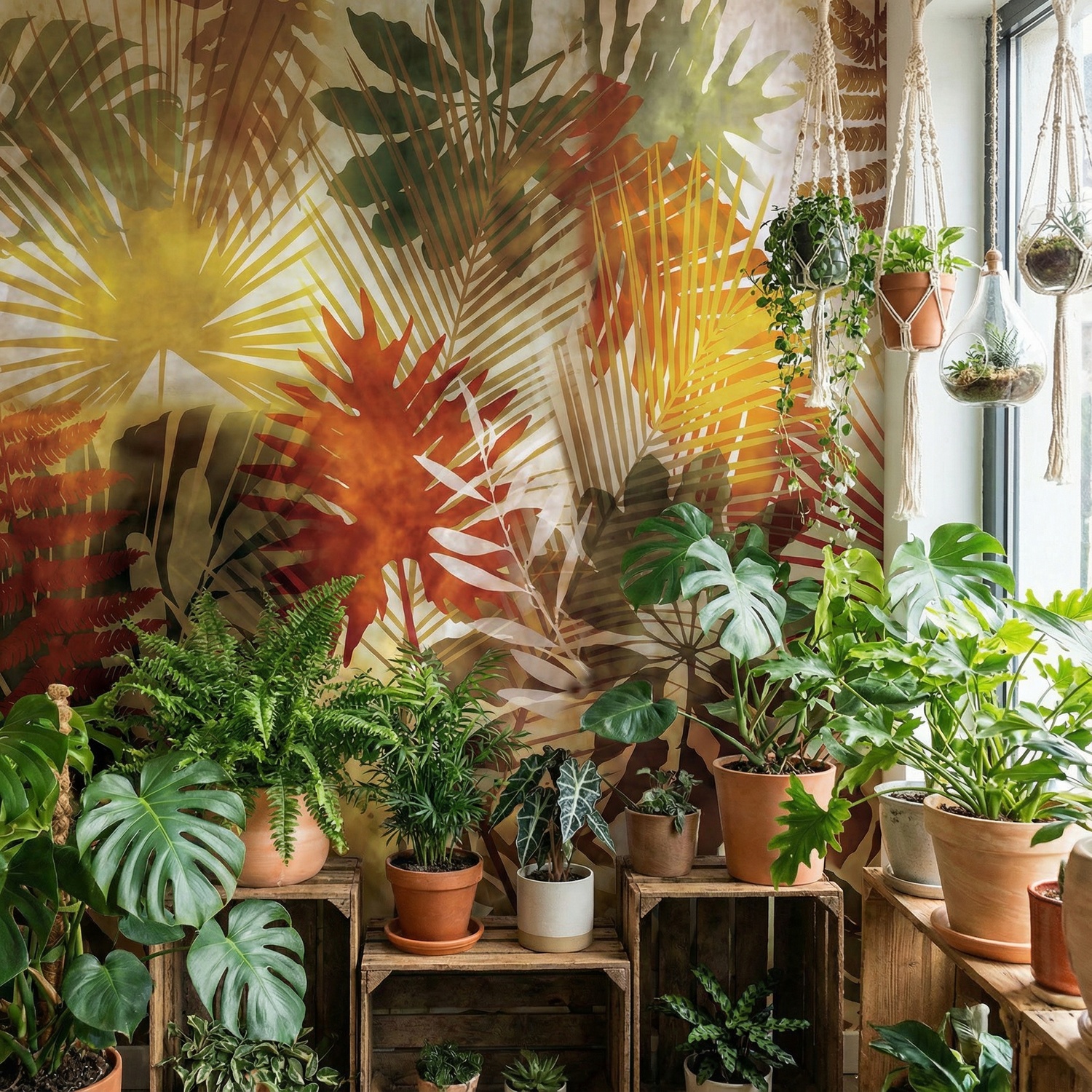 Fototapeten: Hawaiianischer Druck