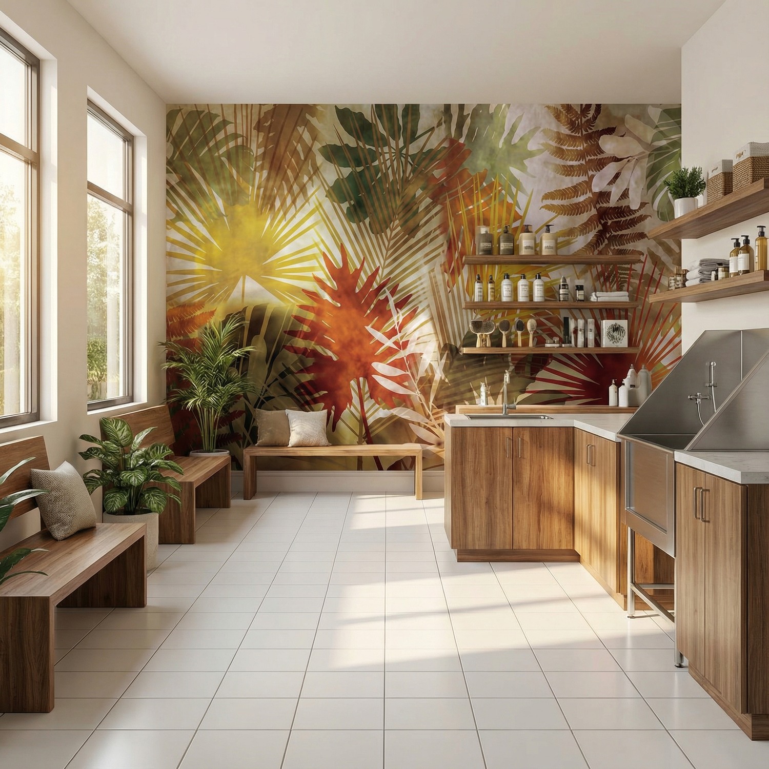 Fototapeten: Hawaiianischer Druck