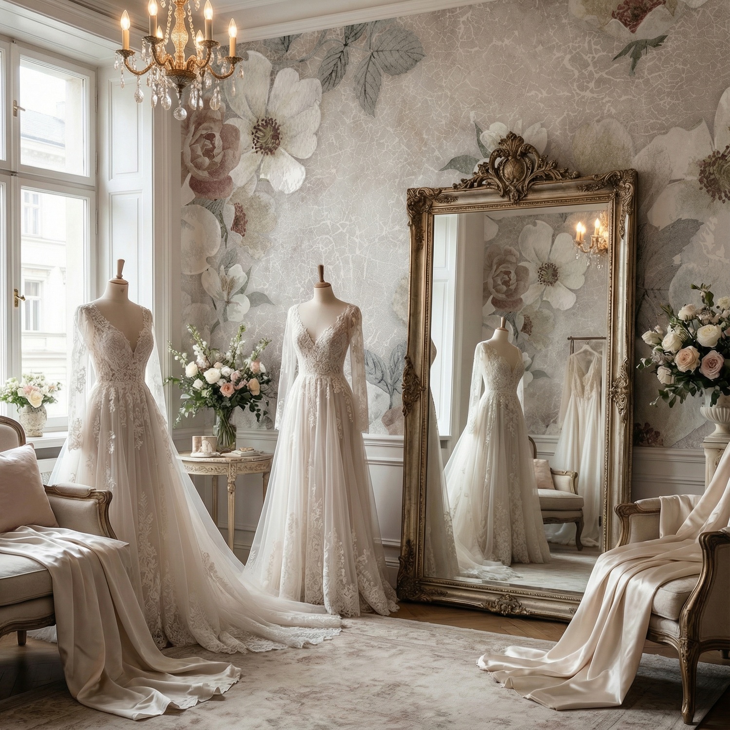 Fototapeten: Blumendruck