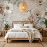 Fototapeten: Blumendruck 3