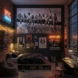 Fototapeten: Arbeiter auf dem Balken 12