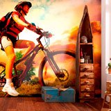 Fototapeten: Radfahrer Mountainbike-Fahrer 2