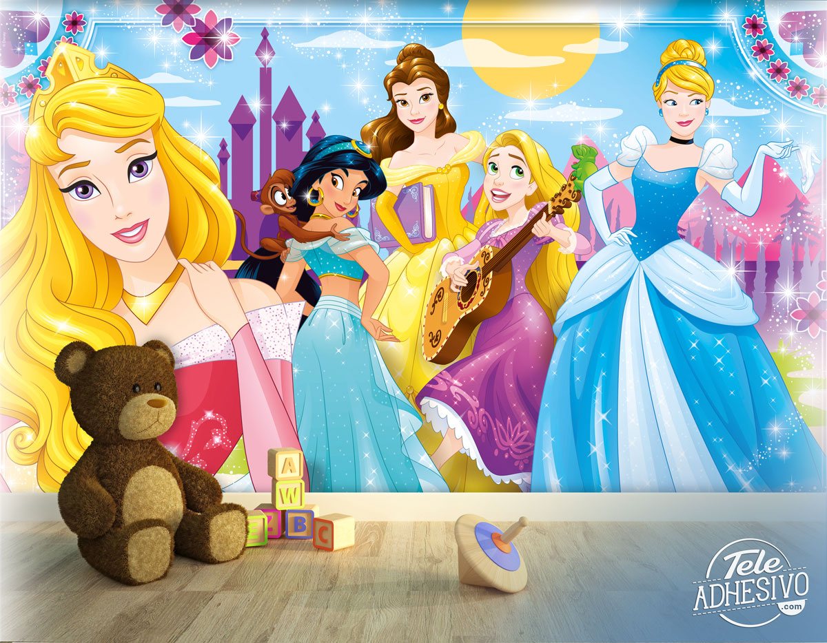 Fototapeten: Disney-Prinzessinnen zusammen