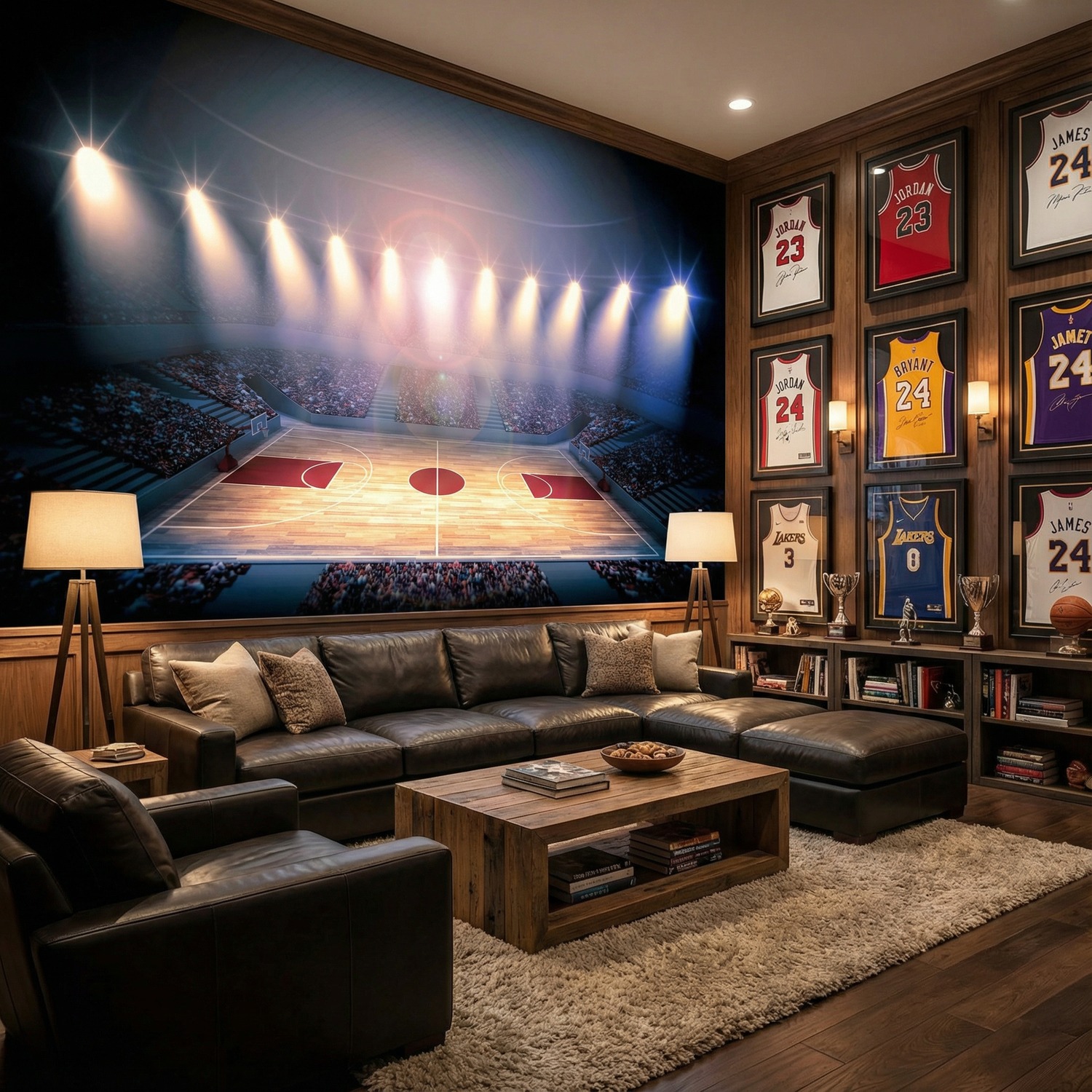 Fototapeten: Basketballplatz