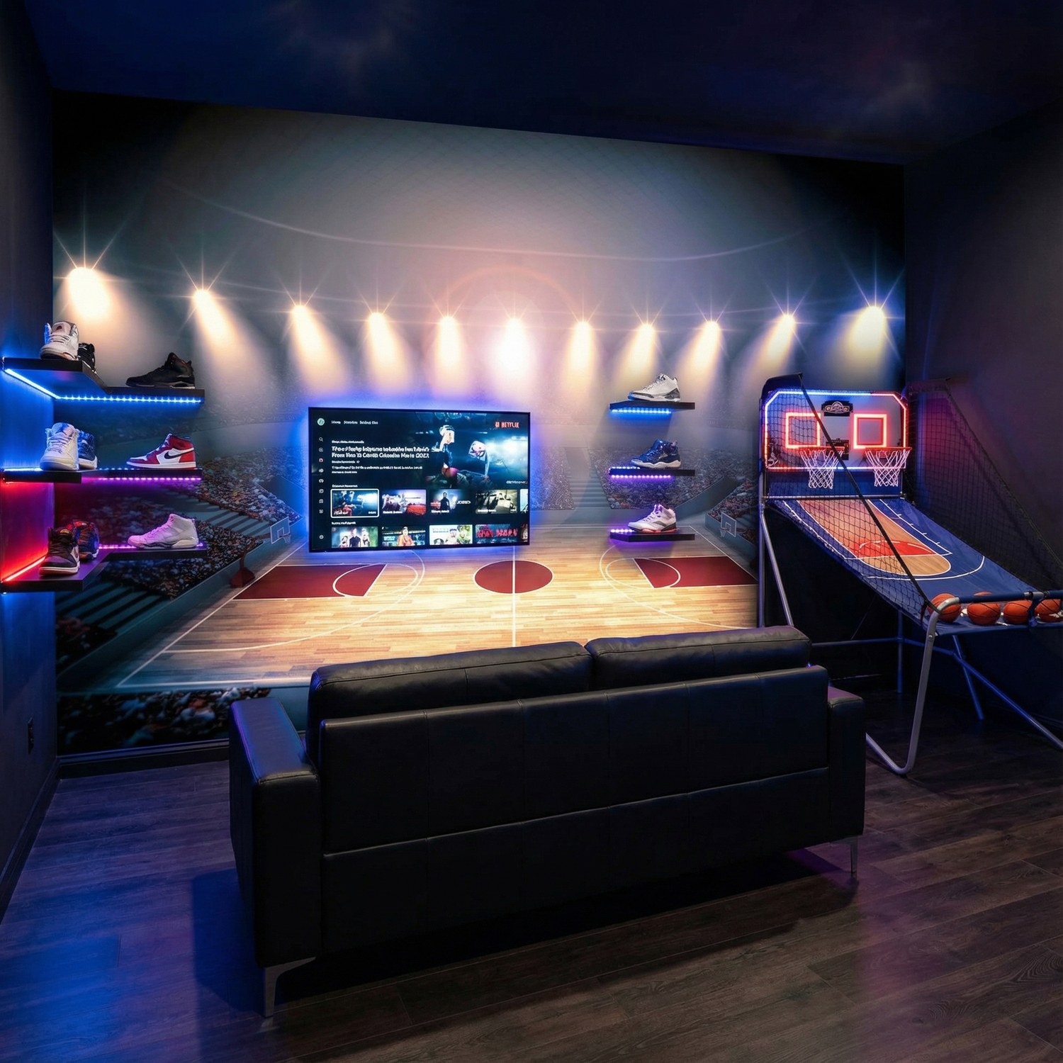 Fototapeten: Basketballplatz