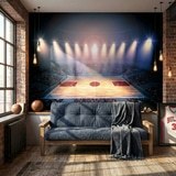 Fototapeten: Basketballplatz 10